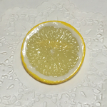 スライスレモンのブローチ♪大サイズ