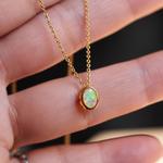 Ethiopian Welo Opal ８　All  K14GFネックレス🎵