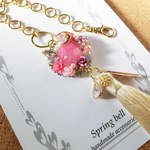 Paeonia pink night gardenⅡ　バックチャーム レジン