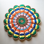 SALE＊お花のフワフワ円座＊crazy G