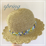 ☆春風の麦わら帽子☆spring