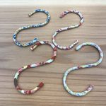 リメイク S字フック 4本セット ハンドメイド  ファブリックテープ