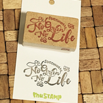 文字ハンコsuccuholic  NO GREEN NO Life