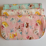 《再販》16cm×16cmガーゼはんかち 3枚セット cats