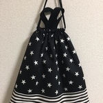 送料無料★星柄　　巾着・体操服入れ④