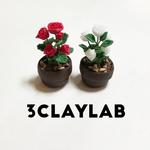 ☆送料無料☆ずっと一緒だよ（赤薔薇+白薔薇 2個セット）