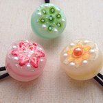 フルーツケーキヘアゴム☆レジン
