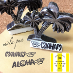 mahalo・aloha・ヤシの木 付き（消しゴムはんこ）