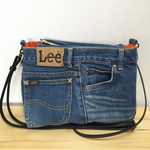 デニムリメイクポシェット lee/orange 