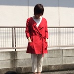 リネンのサッと羽織るコート