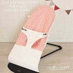 BabyBjorn ベビービョルン ベビーシッター　ハンドメイドカバー 　ホワイト＆ピンク・ドット
