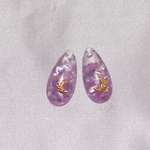 moon drop earring/pierce