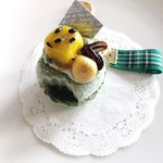 抹茶マカロンのキーホルダー