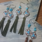 chitaro0914様専用出品＊コンチョ風タッセルピアス