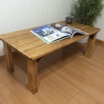 momoricoTo 様専用2個セットローテーブル折りたたみ式　ウッド脚　ダークウォールナット