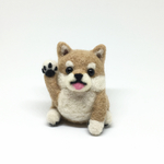 ちびころ 招き柴 羊毛フェルト