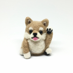 ちびころ 招き柴 羊毛フェルト