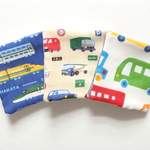 ふわふわハーフハンカチ✴︎8重ガーゼ✴︎ ～新幹線＆働くクルマ＆車～