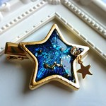 星のヘアクリップ