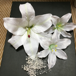 カサブランカ☆ユリの髪飾り☆