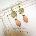 *春色のアンティークピアス*