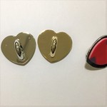 スマホリングホルダーハートシルバー２個