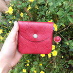 鈴がかわいい♡コインケース(紅色)