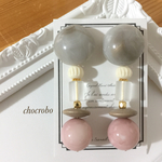 春color 大ぶり ヴィンテージ風 ピアス/イヤリング