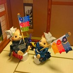 豪華兜鯉のぼり全部セットミニチュア金☆こどもの日☆かぶと☆ミニチュア☆インテリアにも♪     
