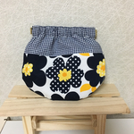 バネ口ポーチ  お花柄&チェック 