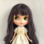 スモッキング刺繍ワンピース イエロー ブライス服