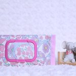 ☆Ssize☆YUWAイチゴフラワーシャボンウエットティッシュポーチ 