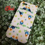 No.51 受注製作　インコちゃん ホワイト　iPhone5.5sケース 