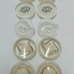 18ｍｍ◇10個入◇　♡ラスト再販♡　ホワイト　ペアアソート春夏ボタン