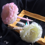 フラワーペン【結婚式のペン】ゲストブック記帳用ブライダルお洒落可愛い花ペン ラナンキュラス