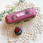 印鑑ケース<小物入れ>　アリス RED