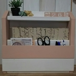 万年カレンダーとペン立てつきレターラック／タイプ☆フラミンゴ