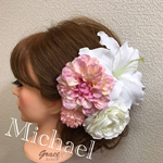 ピンクのヘッドドレス✾