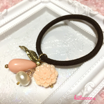 送料無料❁ナチュラルフラワーのヘアーゴム