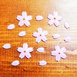 桜・花びらパーツセット（濃）