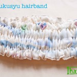 ヘアバンド　kusyukusyu hairband re  water colors 