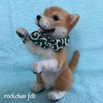 羊毛フェルト 柴犬