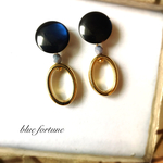 【再販】glossy botão & circleピアス