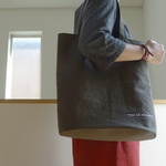 【SALE】大きなショルダートート【カーキ】
