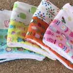◼︎533 今治タオル&ガーゼハンカチ5P LOLIPOP