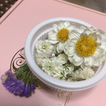 かすみ草と花かんざしとスターチスと