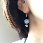 ＊ 感謝のお品 ＊  earth  ピアス/イヤリング       星＊天然石＊宇宙