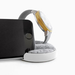 小物入れ＆時計、スマホスタンド smart-stand　CORO【ホワイト】