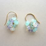 ブルーオパール＊ピアス