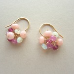 ピンクオパール＊ピアス